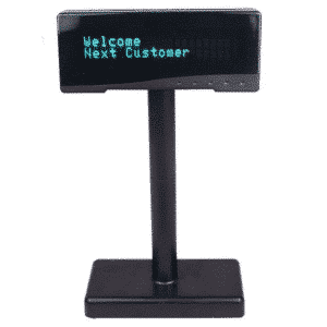 Alternative view of Point of Sale Customer Display Poles | VFD 8000 Machine